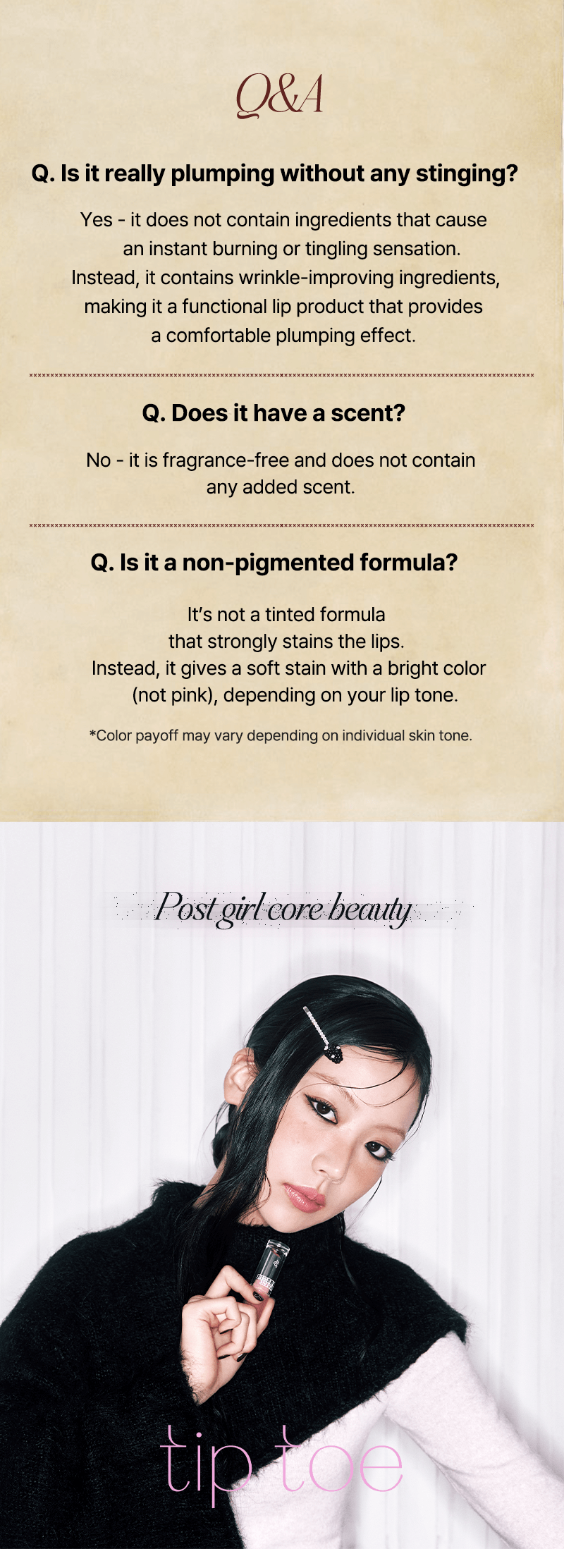 [Tiptoe] Jelly Stick 3.5g - 14 Colors