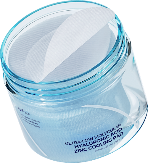 [Isntree] Ultra-Low Molecular Hyaluronic Acid Zinc Cooling Pad 150ml 60ea