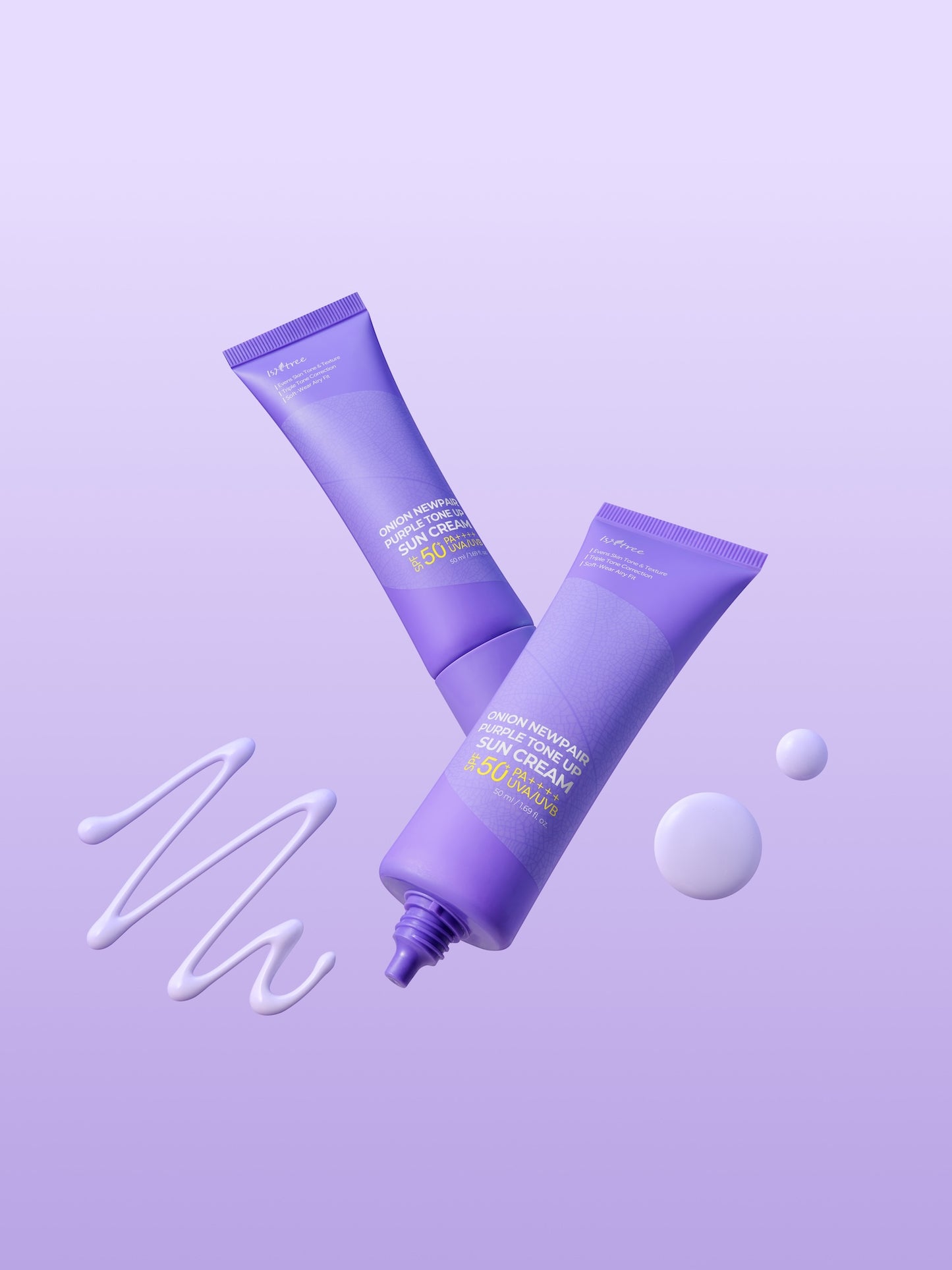 [Isntree] Onion Newpair Purple Tone Up Sun Cream 50ml