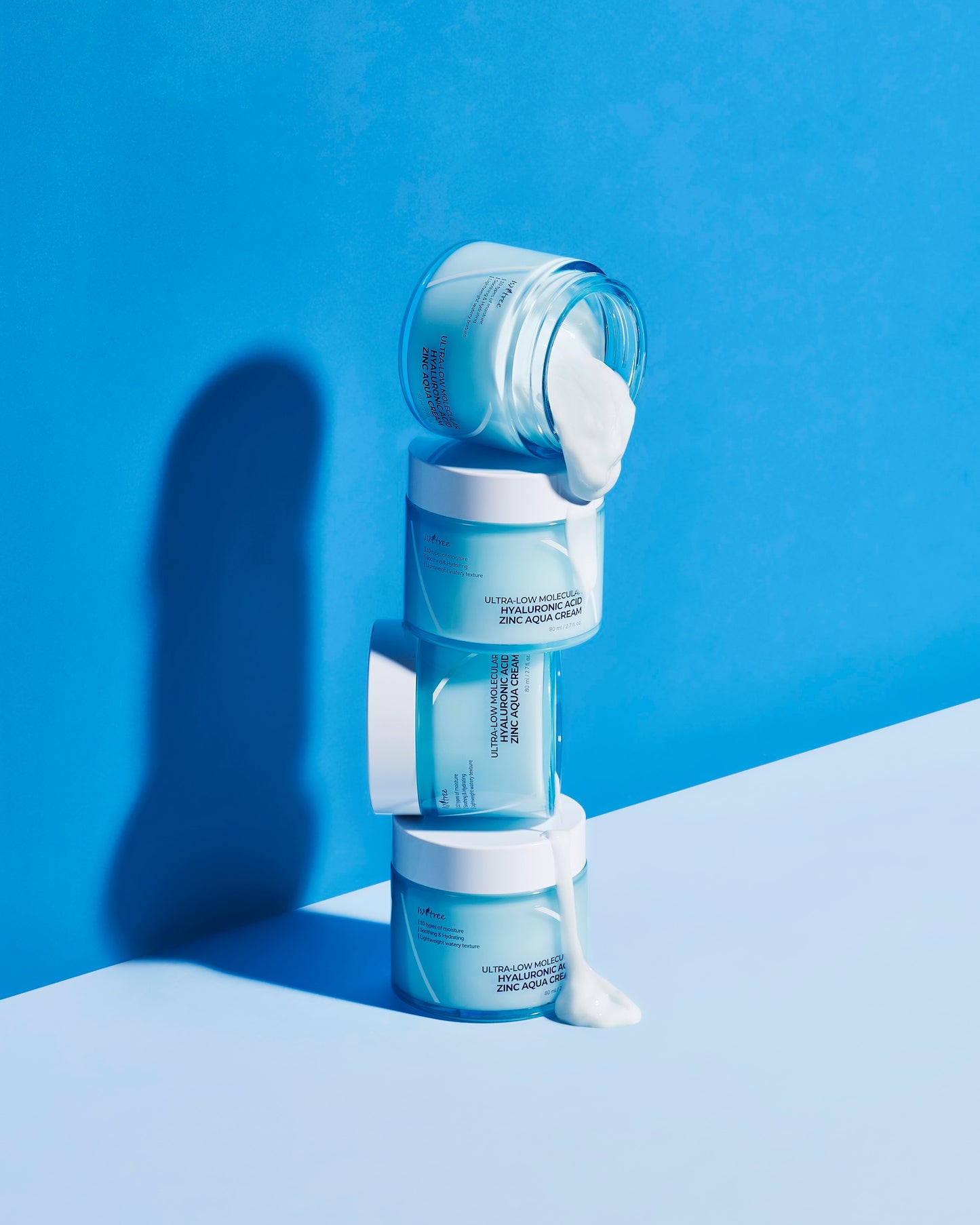 [Isntree] Ultra-Low Molecular Hyaluronic Acid Zinc Aqua Cream 80ml